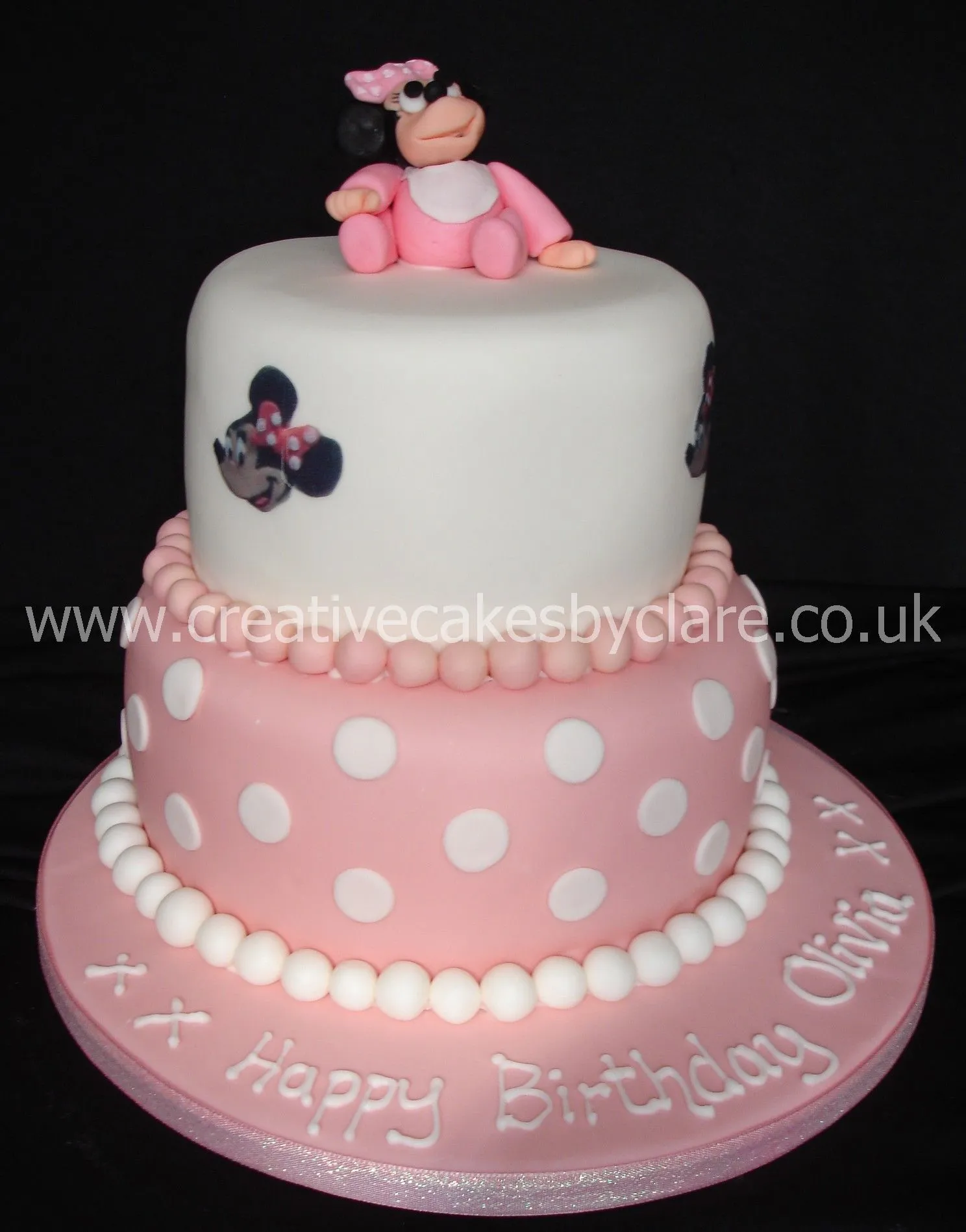 baby Minnie mouse cake | Flickr - Photo Sharing!