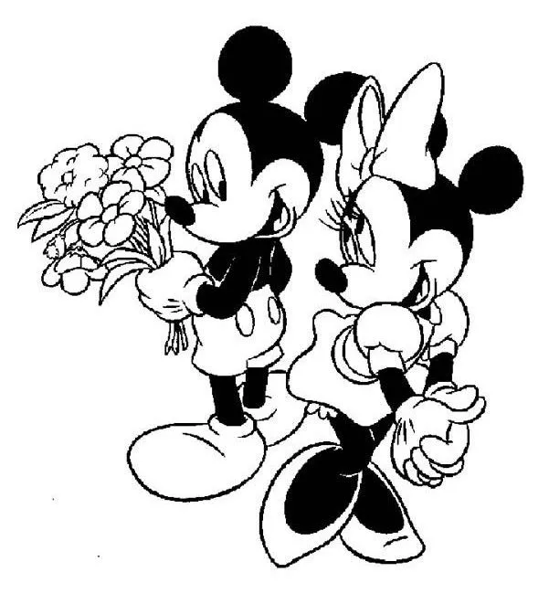 Baby Minnie Mouse Clip Art Black And White | Clipart Panda - Free ...