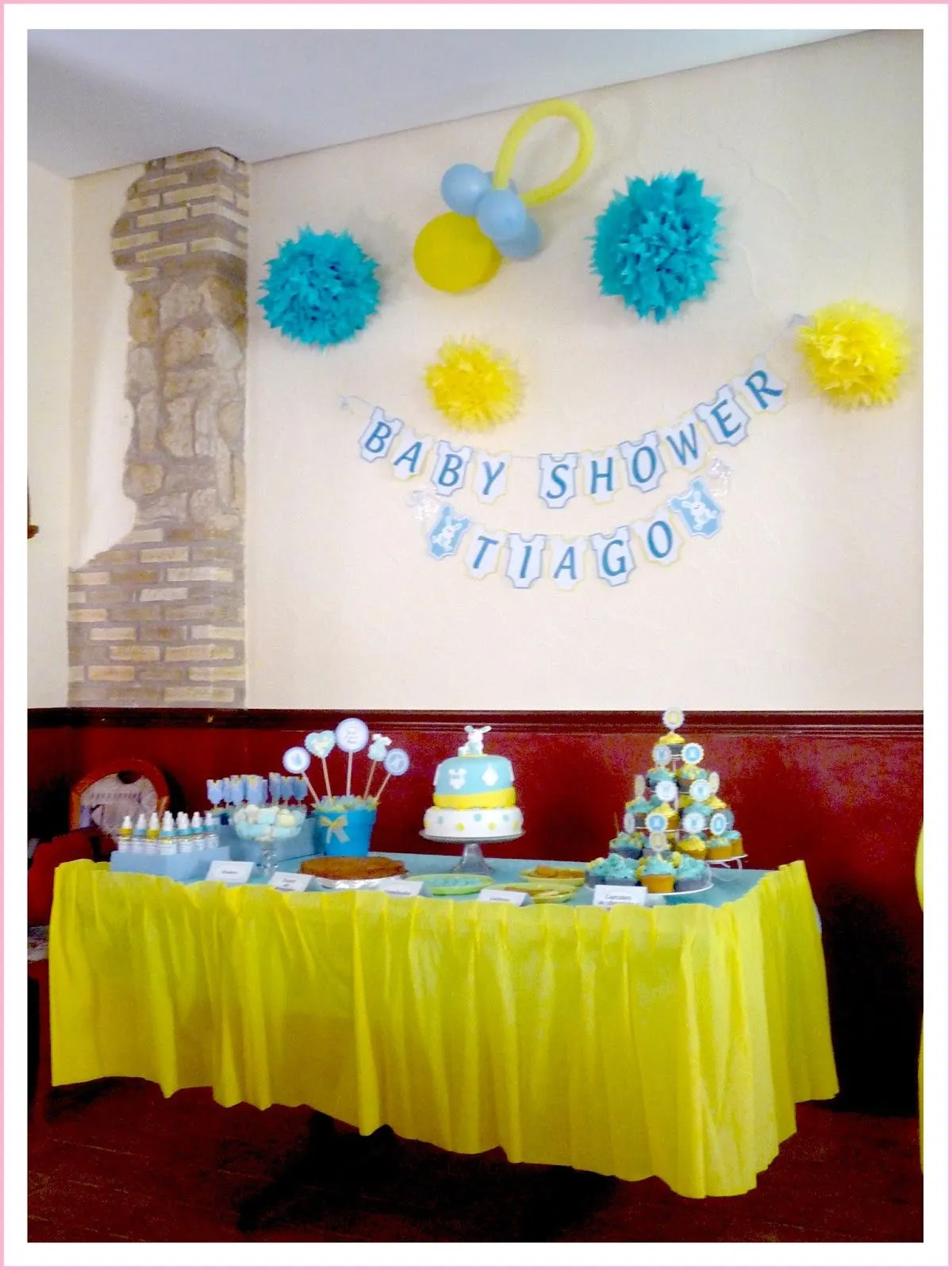 Baby Nina Fiestas: Baby Shower para nuestro pequeño Tiago