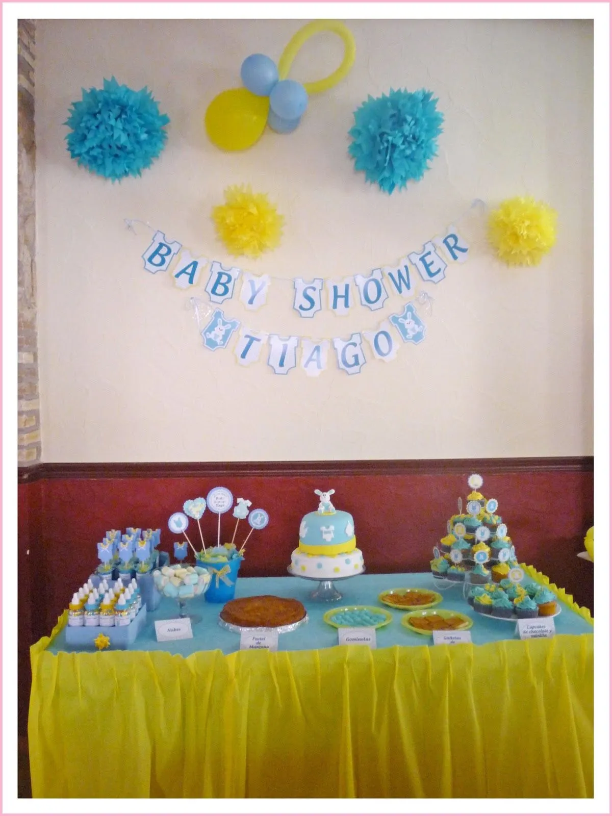 Baby Nina Fiestas: Baby Shower para nuestro pequeño Tiago