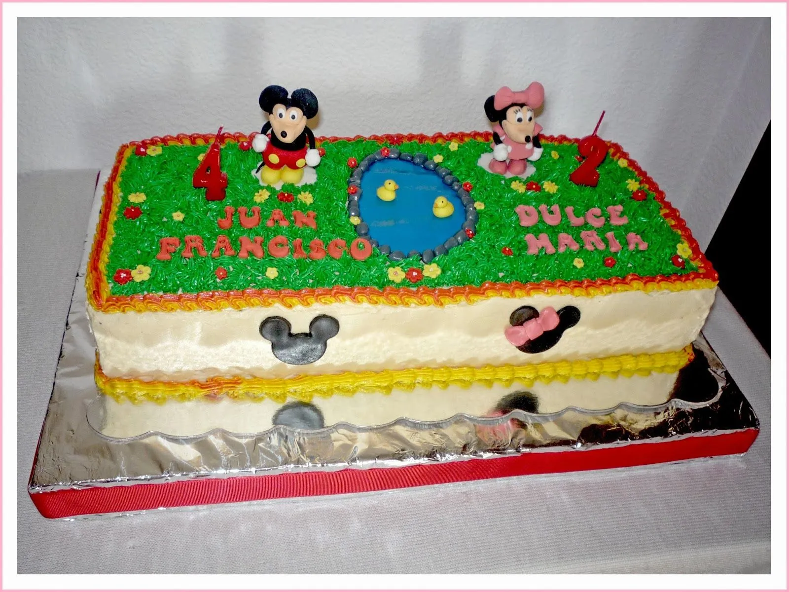 Baby Nina Fiestas: Tarta y decoración para la fiesta Mickey and ...