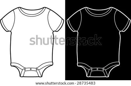 Baby Onesie Illustration Vector Stock Photos, Baby Onesie ...