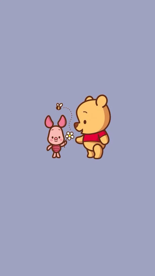 Baby piglet & baby pooh iPhone wallpaper | Winnie The Pooh ...