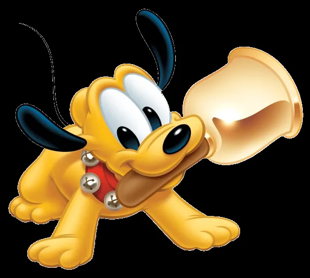 Baby Pluto w/Bell | Baby pluto | Pinterest | Mice, Mickey mouse ...