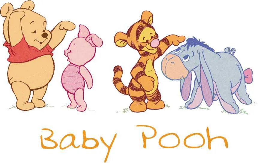 Baby Pooh - e sua turma - figuras fofas!