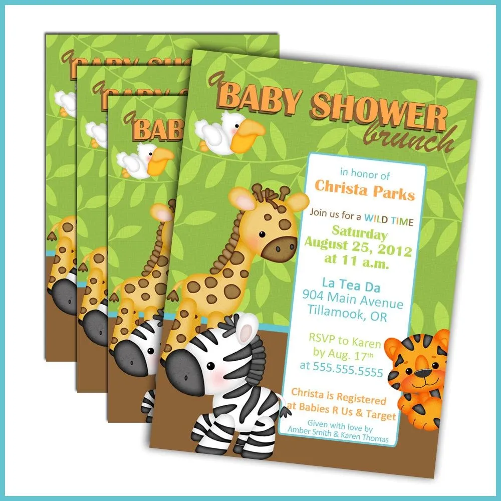 Baby Shower: Baby Shower safari