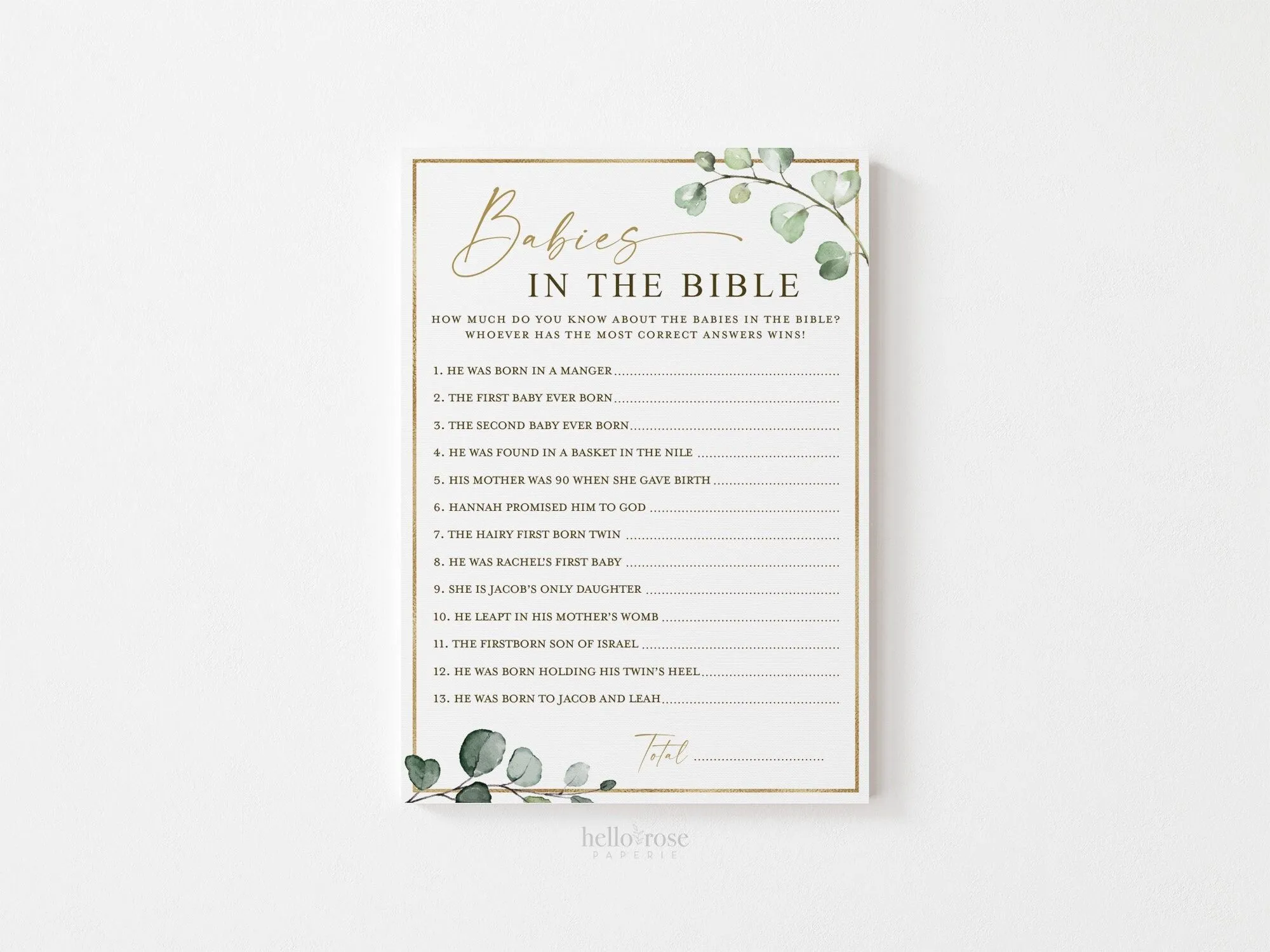 Baby shower bible - Etsy México