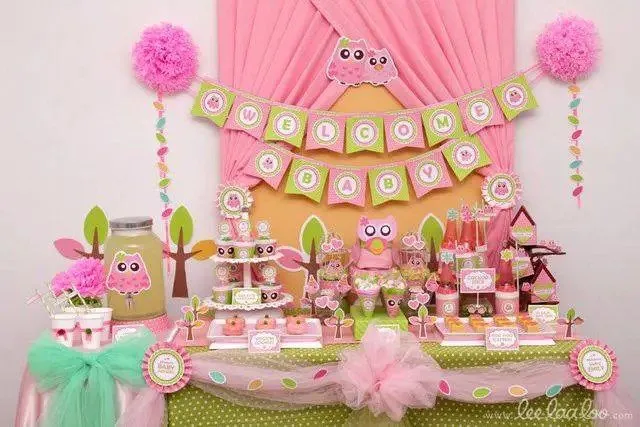 Baby Shower Búhos - Dale Detalles