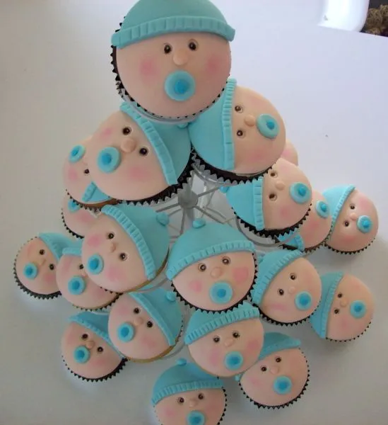 Baby Shower Cupcakes - Home