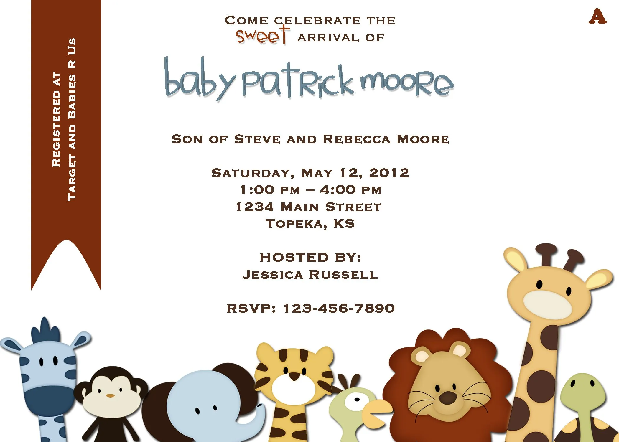 Baby Shower Invitation: Baby Jungle | made by Memilyrae