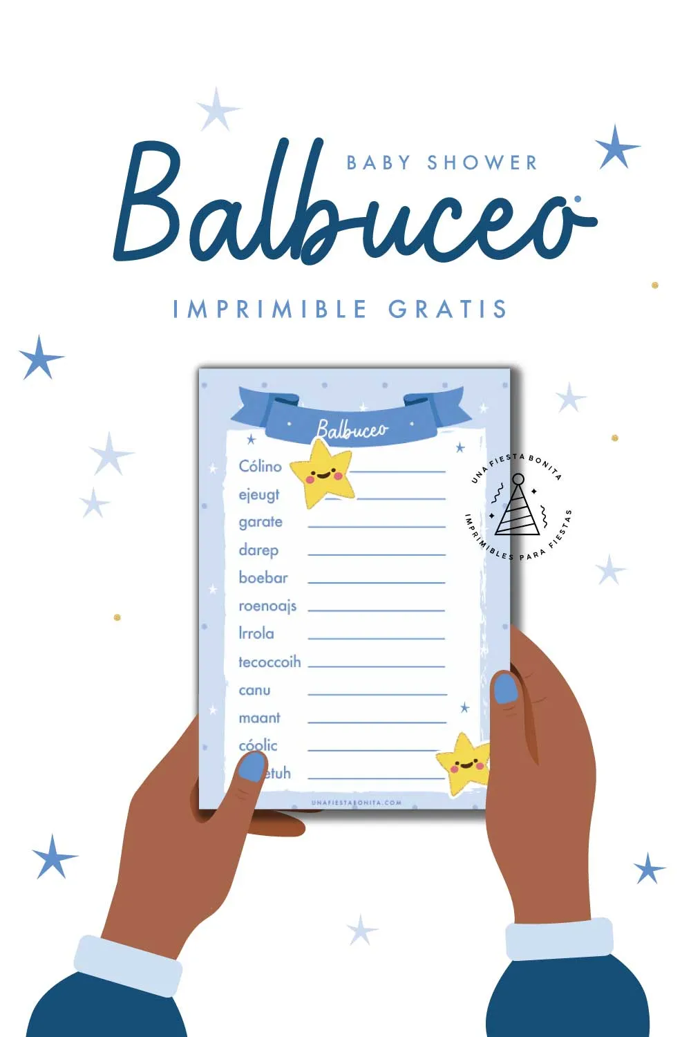 Baby Shower – Juegos para imprimir – Una Fiesta Bonita