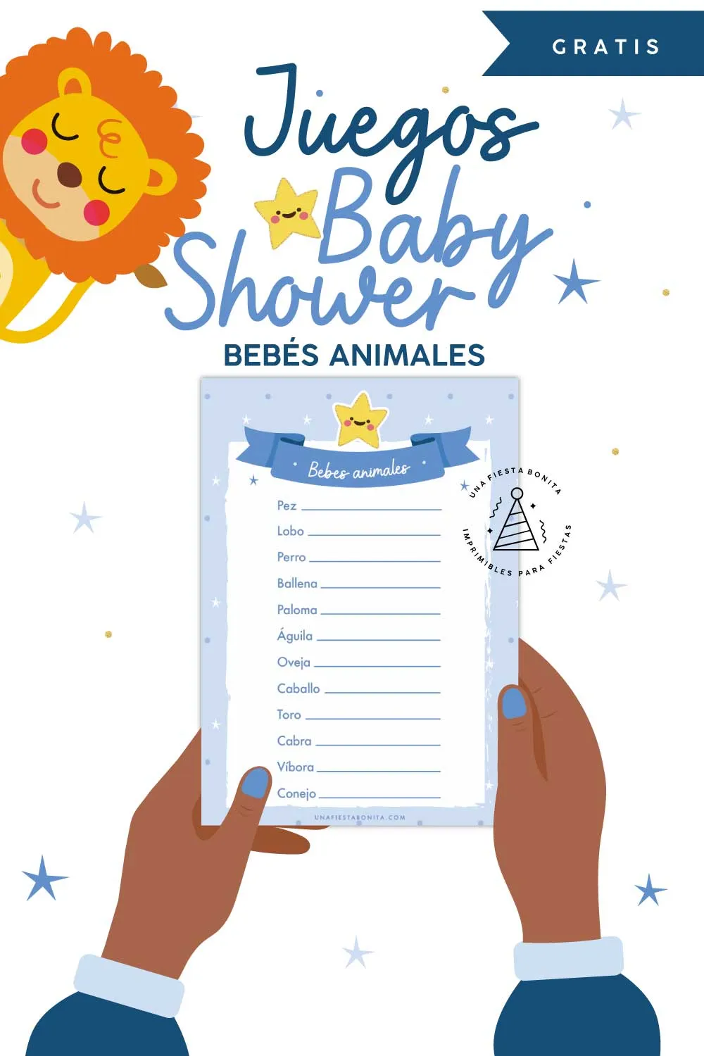 Baby Shower – Juegos para imprimir – Una Fiesta Bonita