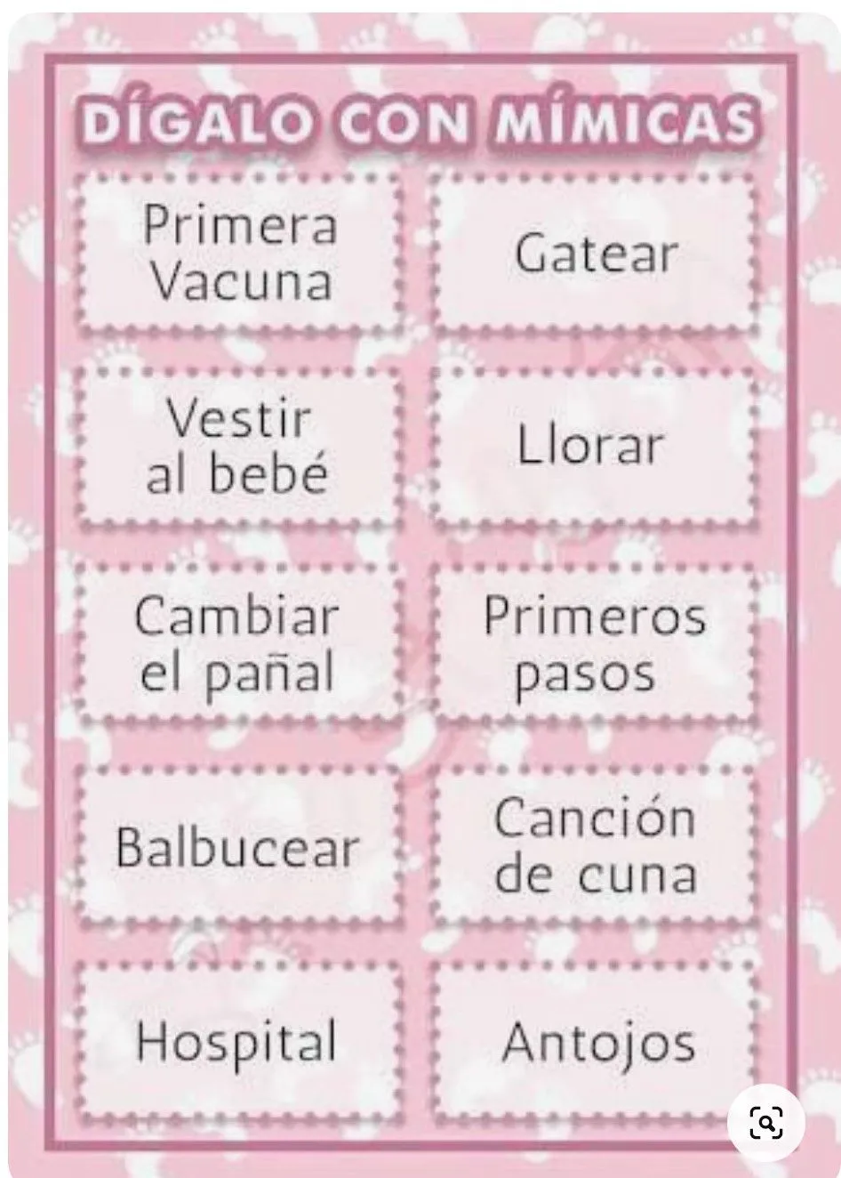 Baby Shower: Juegos para imprimir | Me lo dijo Lola