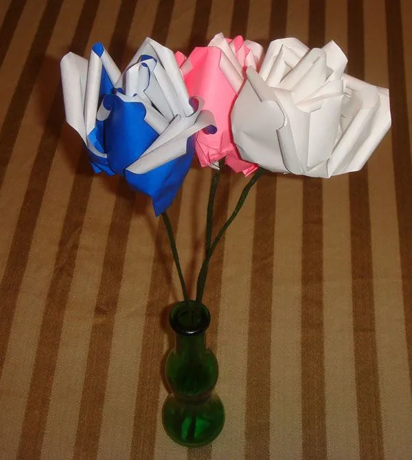 Baby Shower Rose Origami Bouquet