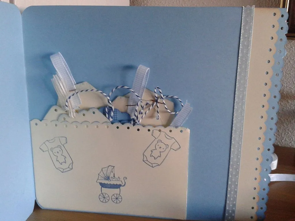 Baby Shower- Scrapbooking | Aprender manualidades es facilisimo.