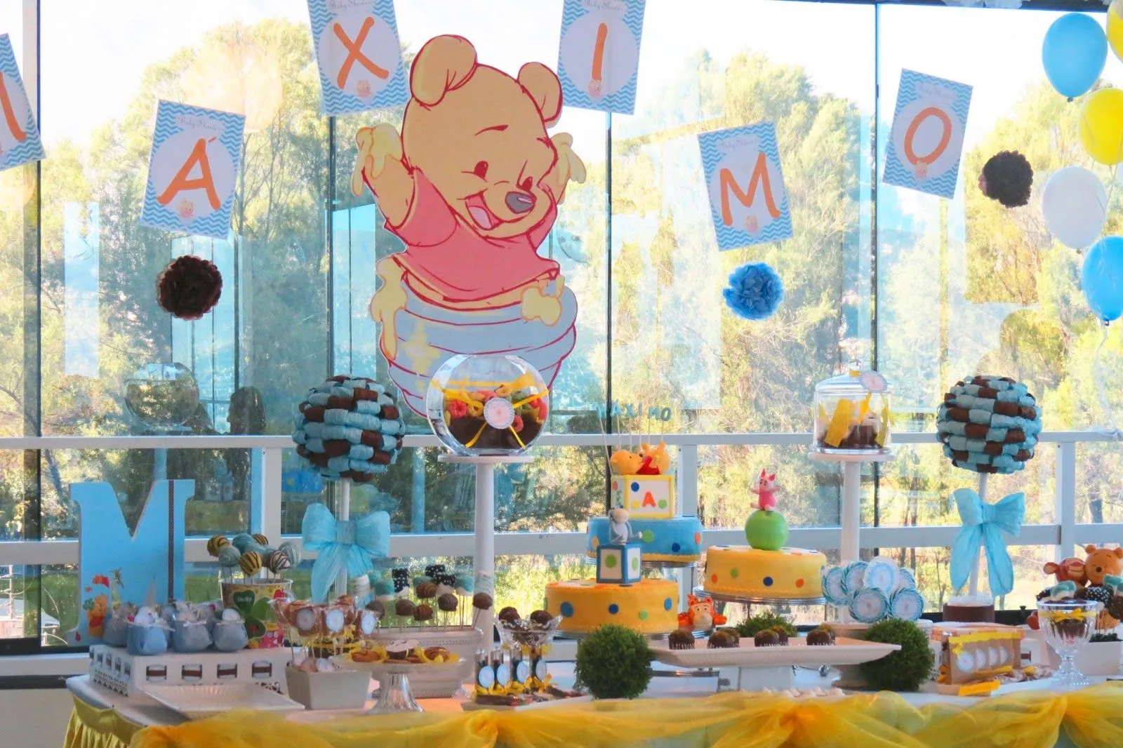 Baby Shower de Winnie The Pooh para niño 