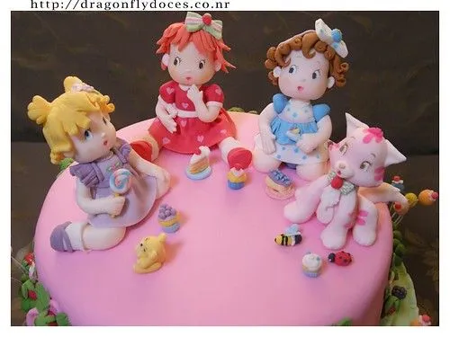 Baby Strawberry Shortcake & Friends Cake Topper - a photo on ...