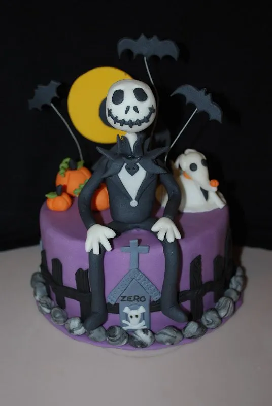 baby sugar: Tarta Dummie de Jack Skellington