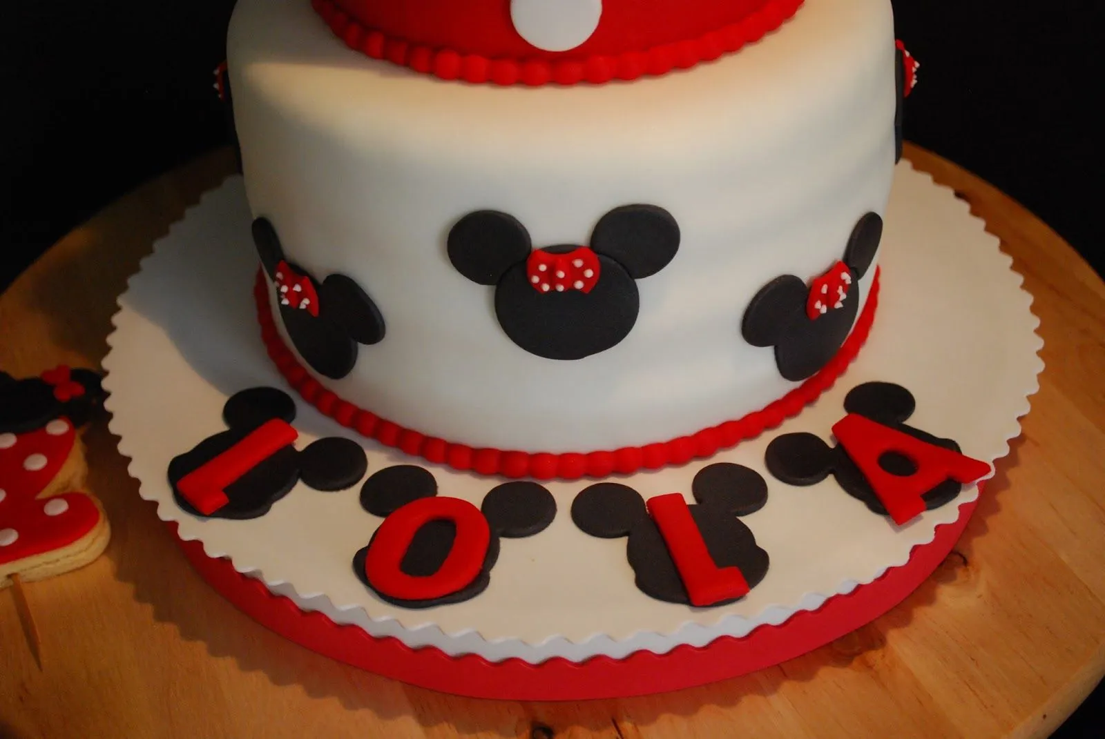 baby sugar: Tarta Minnie Mouse