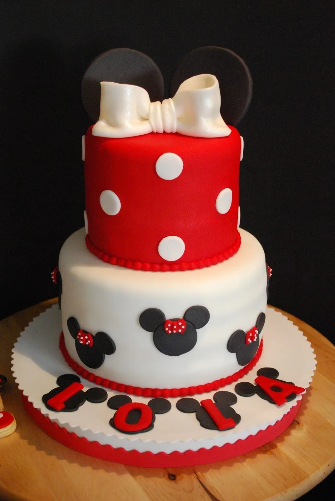 baby sugar: Tarta Minnie Mouse