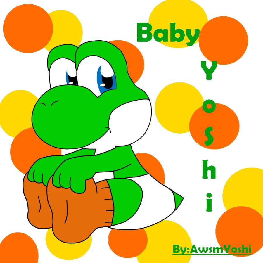 Baby Yoshi: Revisited by AwsmYoshi on DeviantArt