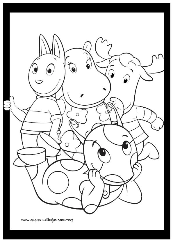 backyardigans-para-pintar-imprimir-y-colorear | Apa del colegio ...