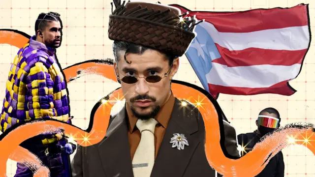 Bad Bunny en el Super Bowl: los gráficos que muestran cómo un empacador de un humilde pueblo de Puerto Rico llegó a ser un fenómeno global - BBC News Mundo