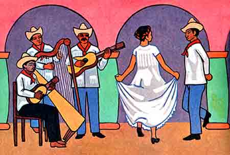 BAILE FOLKLORICO ZAPATEADO VERACRUZANO: El Son Jarocho