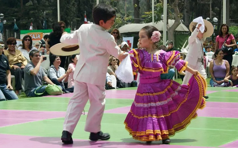 Baile marinera dibujos para colorear - Imagui