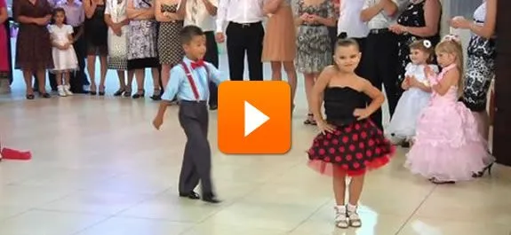 Quién ha dicho que los bailes de salón son sólo cosa de mayores ...