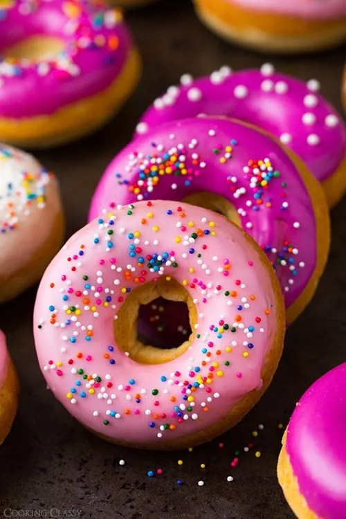 Baked Vanilla Bean Doughnuts - Cooking Classy