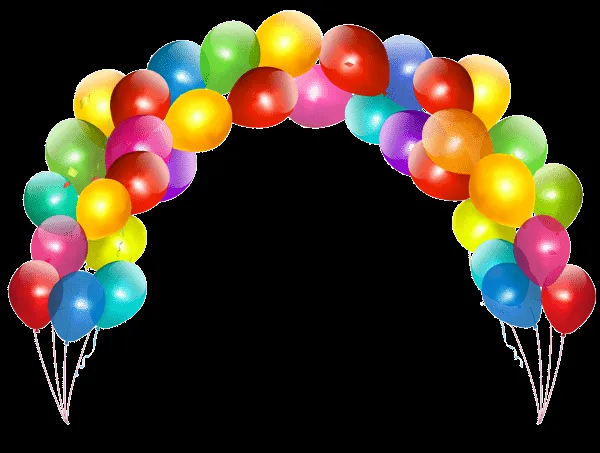 Balloon Arch PNG Picture | День рождения | Pinterest | Arcos ...