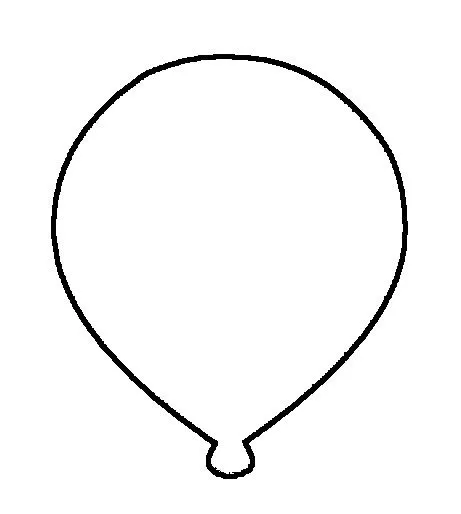 Balloon Pants Pictures: Balloon Outline