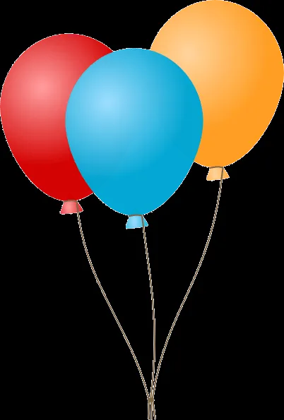 Balloons clip art - vector clip art online, royalty free & public ...