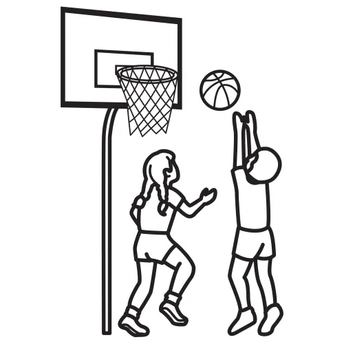 Basquet dibujos faciles - Imagui