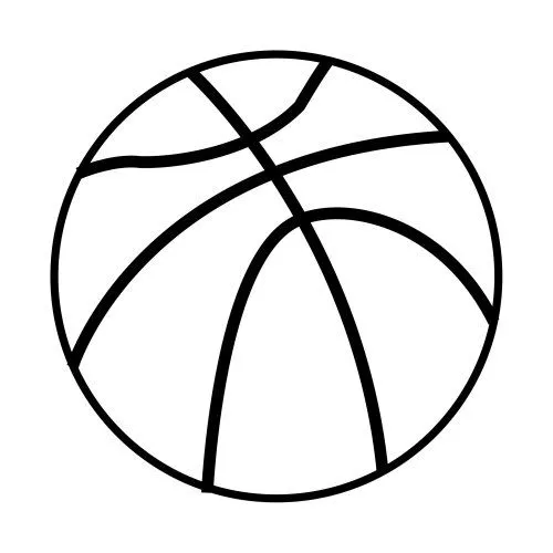 Pelota de basquetbol para colorear - Imagui