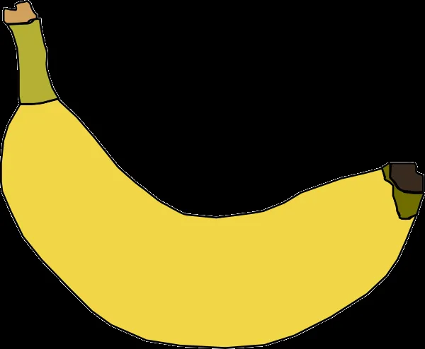 Banana clip art - vector clip art online, royalty free & public domain