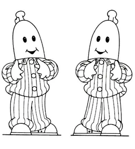 Bananas de Pijama desenhos para colorir pintar e imprimir do B1 e ...