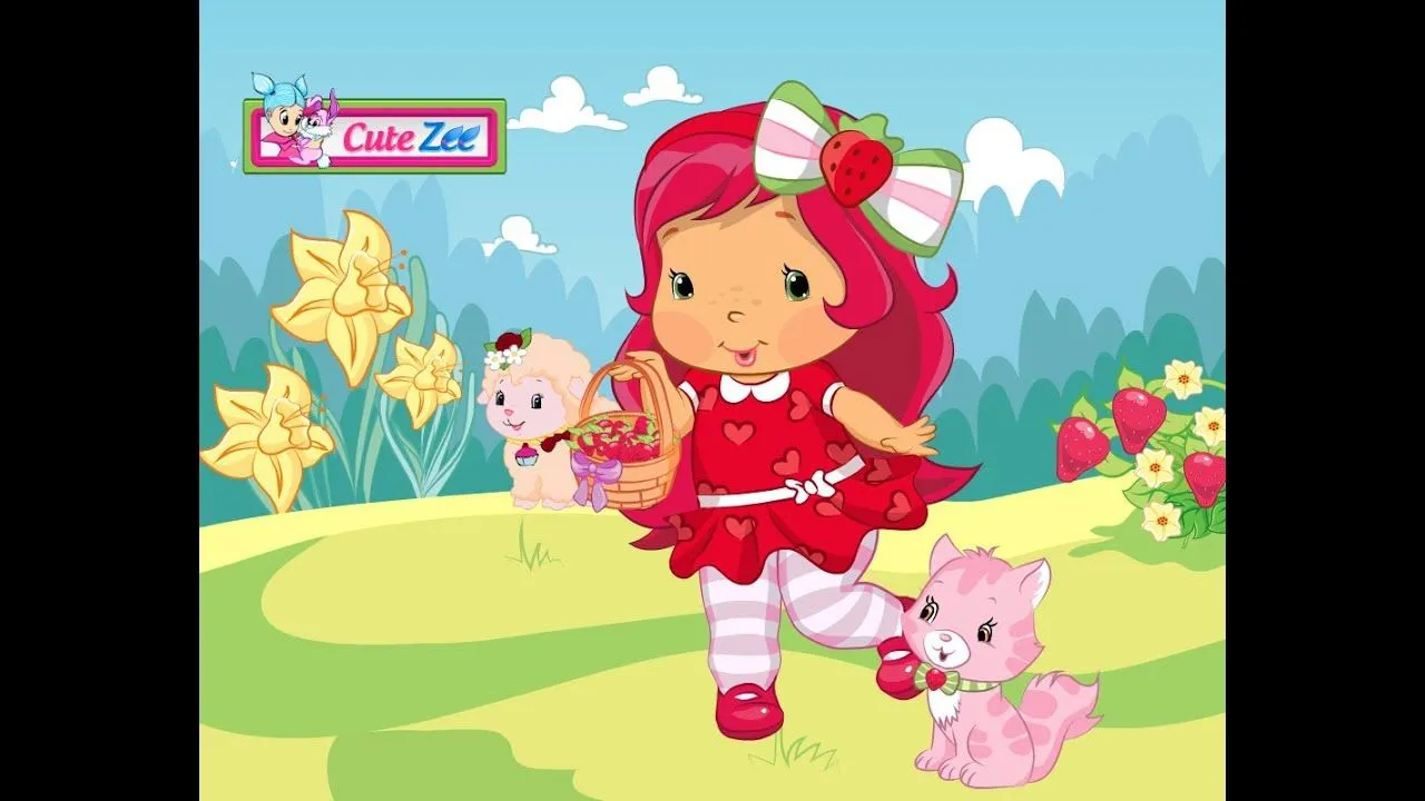 Bañar a Bebé Rosita Fresita - Baby Strawberry Shortcake washing ...