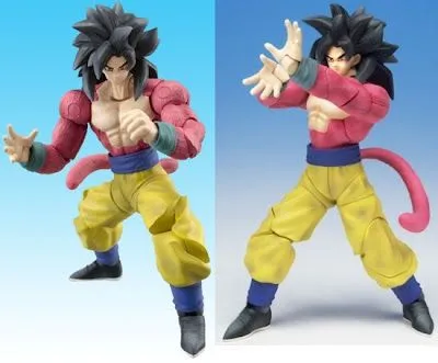 Banco de Fotos gratis: Juguete de goku en super saiyan 4