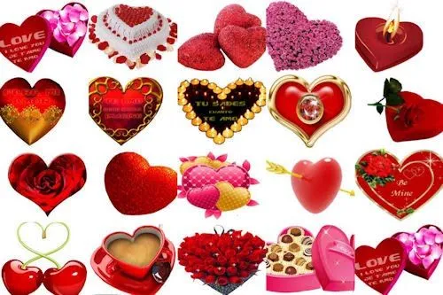 Banco de Imagenes Gratis .Com: Corazones de varios estilos para el ...