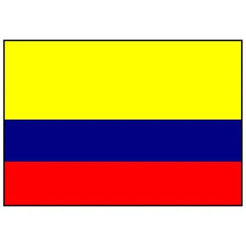 Bandeira da Colombia 1.60 Mt. Departamentos.