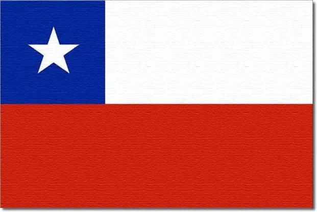 Bandera de Chile.