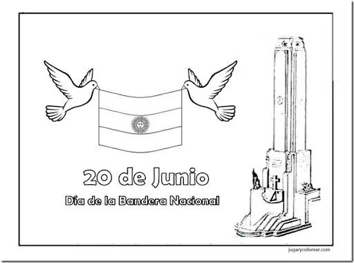 Dibujos sobre el dia de la bandera - Imagui