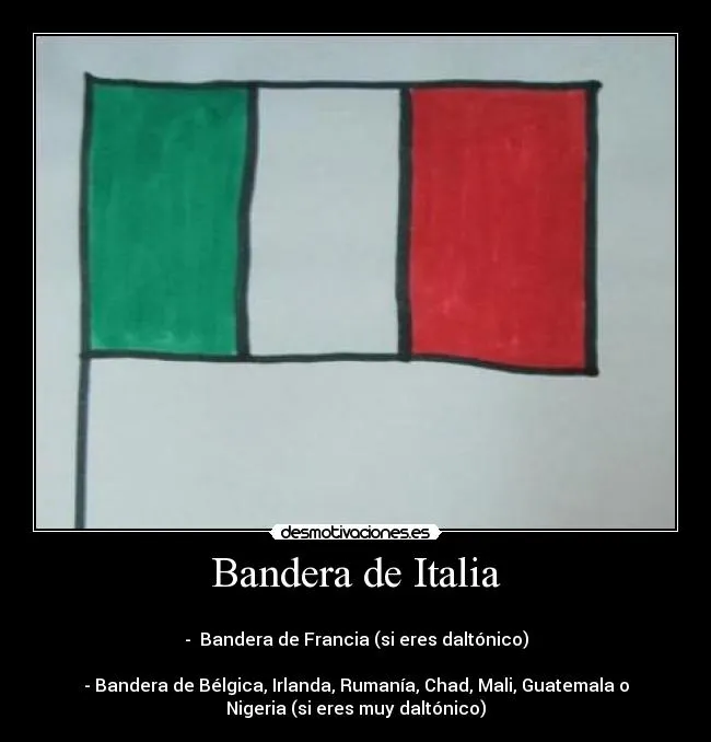 Bandera de Italia | Desmotivaciones