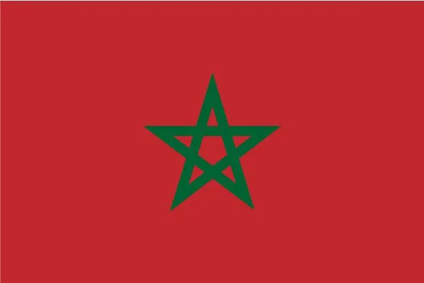 Bandera del Reino de Marruecos | Maroc.