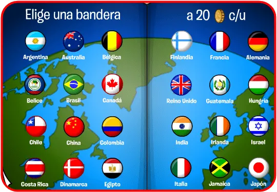 Banderas del mundo con nombres en español - Imagui