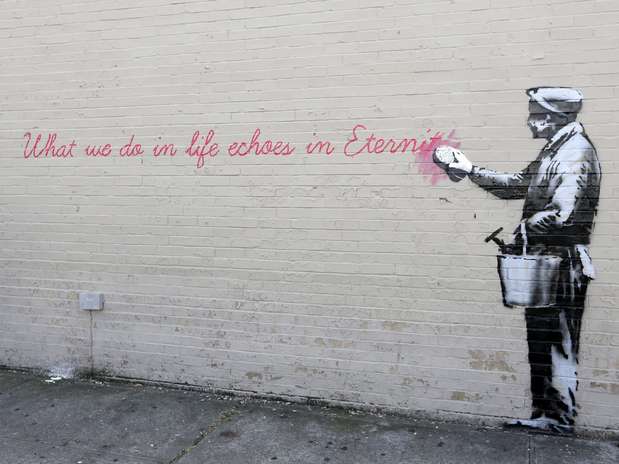 Banksy ofrece piezas por 60 dólares en calles de Nueva York ...