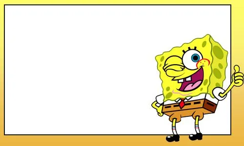 Banner i love bob esponja - Imagui