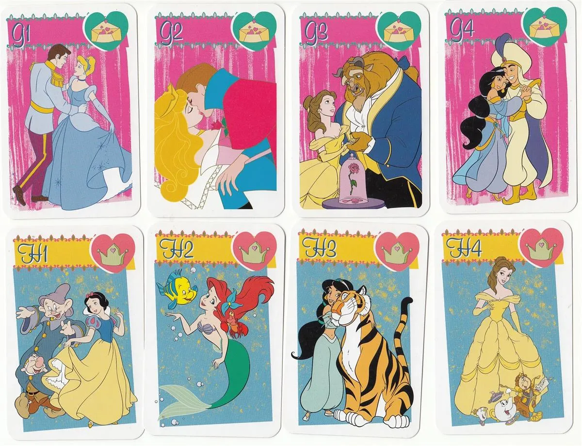 Barajas y Naipes: Disney Princess juego de las familias